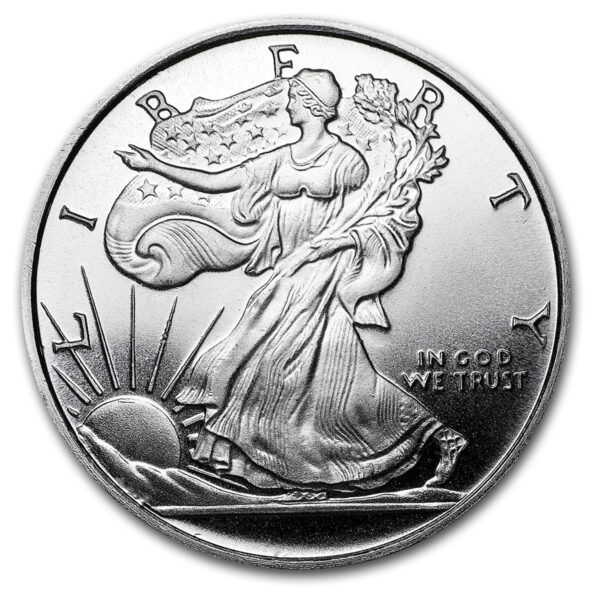 1 אונקיה ראונד כסף - Walking Liberty